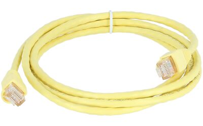 CISCO - CAB-ETH-S-RJ45 - Yellow Cable for Ethernet, Straight-through, RJ-45, 6 f