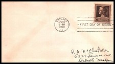 USA FDC - 1940 - Jane Addams, Scott # 878