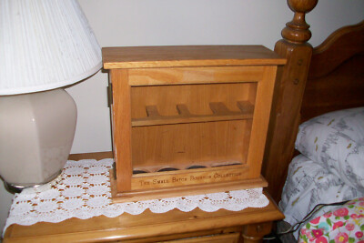 Vintage wood Liquor Cabinet....Small Batch Bourbon Collection