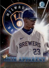 2022 BOWMAN CHROME HEIR APPARENT MILWAUKEE BREWERS - ERIC BROWN JR #HA-19