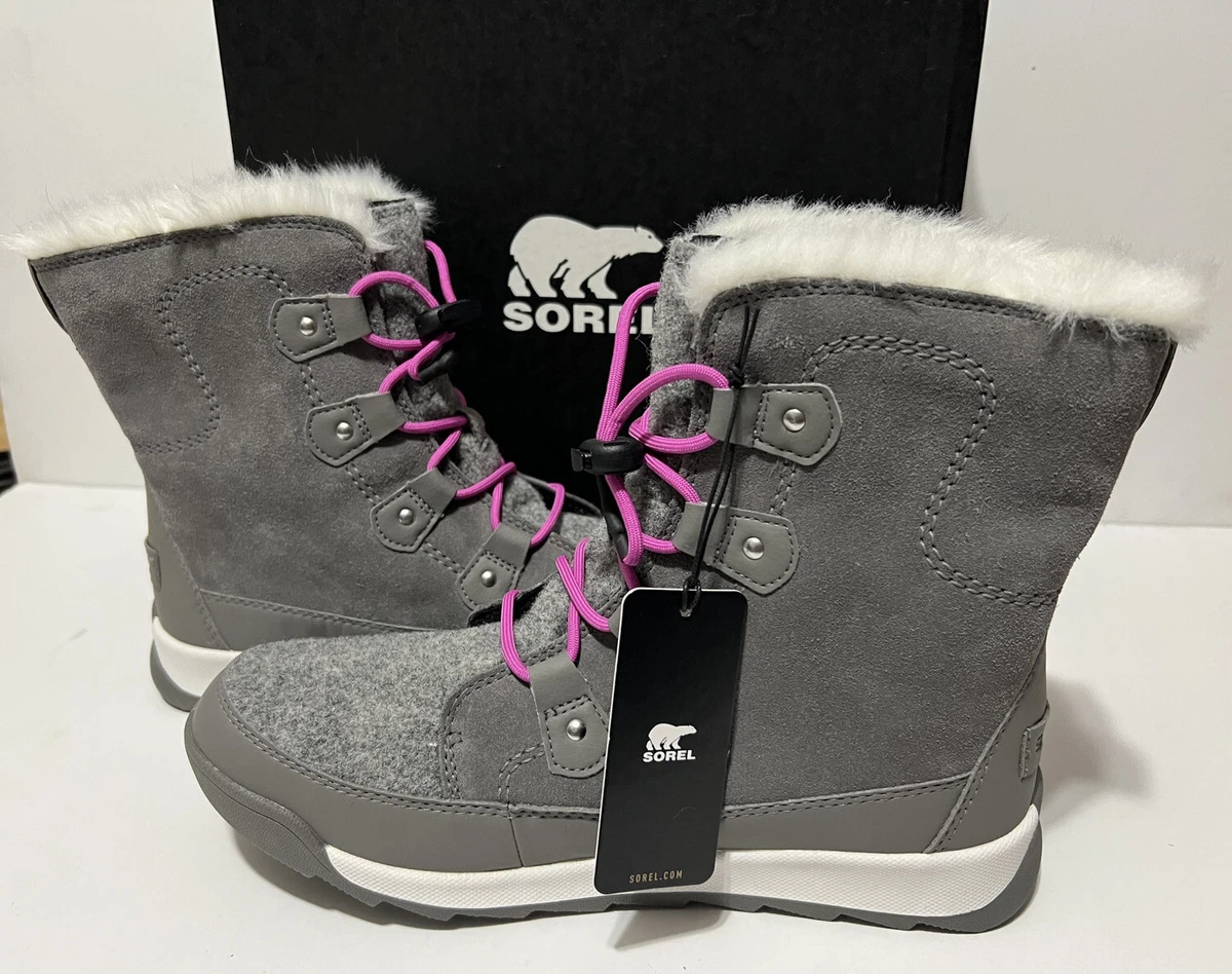 SOREL Youth Whitney II Joan Lace Boots Size 7 eBay