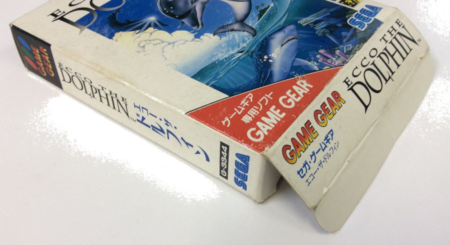Sega Game Gear Ecco the Dolphin Japan Version w/ Box and Manual