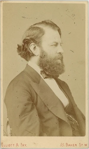 Joseph Joachim (1831-1907) Hungarian violinist, violin pedagog & composer c 1875