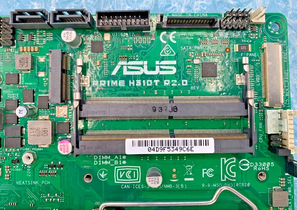 ASUS PRIME H310T R2.0 LGA1151 Motherboard Intel for 9th/8th Gen (OFFERS OK) - Image 3 of 4