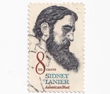 STAMP US SCOTT 1446 "Sidney Lanier" 8 CENT 1972 USED