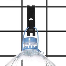  10 Pcs Grid Wall Panel Display Stand Iron Hook for Hooks Hangers