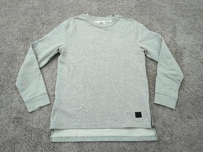 Cheap Monday Stockholm Pullover Mens Medium Sweatshirt High Low Side Zip