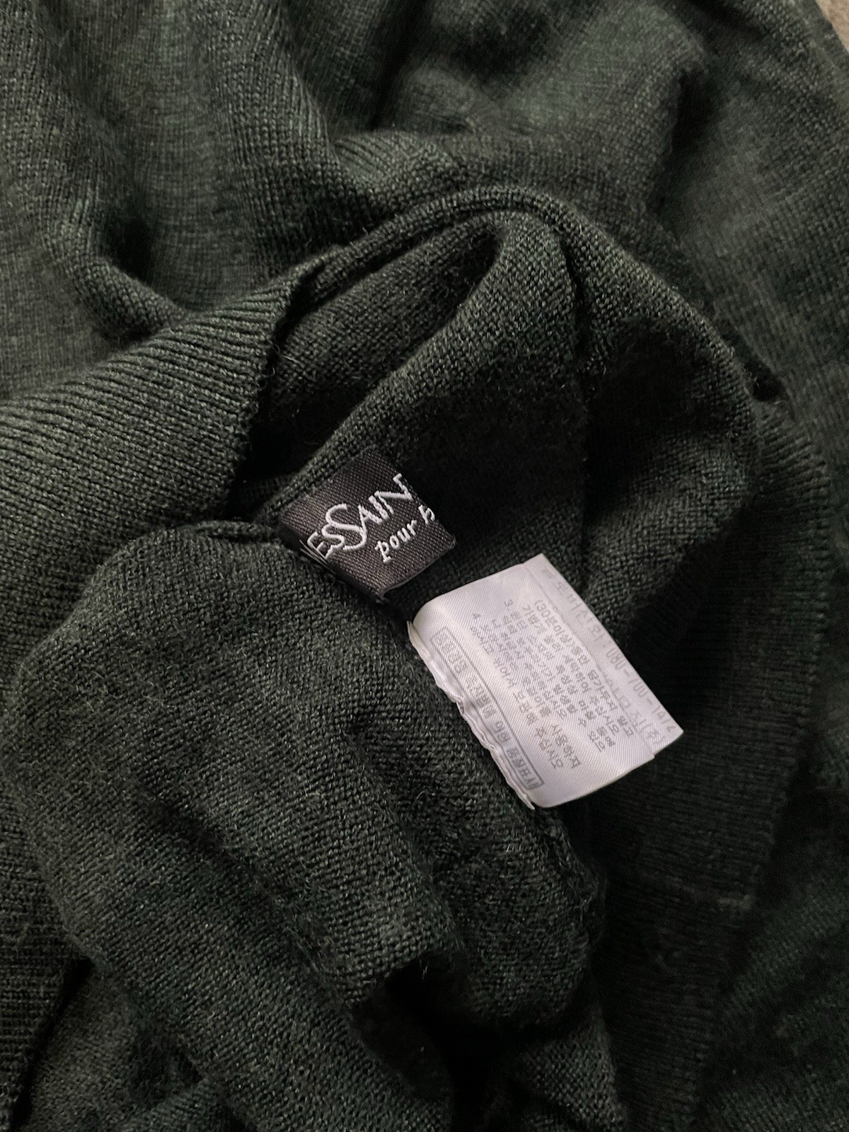 Maglione girocollo vintage Yves Saint Laurent YSL in maglia