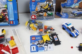 Lot of City Lego Fire Truck 60002 30002 30590 60284 60242 Road work police