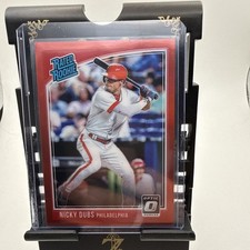 2018 Donruss Optic Rated Rookies Nick Williams #32 Nickname Variation Red /99