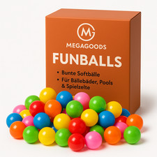 100x Kolorowe miękkie piłki dla dzieci Outdoor Pool Zabawka DE.