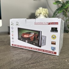 Single Din Car Stereo Carplay Android Auto, 6.9 Inch Touch Screen Radio 1 Din