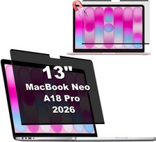 MacBook Neo Magnetic Privacy Screen Protector, Removable Anti Peeping Anti-Glare