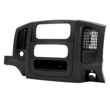 Fit For 02-05 Dodge Ram 1500 2500 Dash Radio Bezel Climate Trim Panel Vent Black