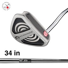 Odyssey Golf MICROHINGE 2-BALL V-LINE DB Putter 34 in Steel Shaft Double Bend RH