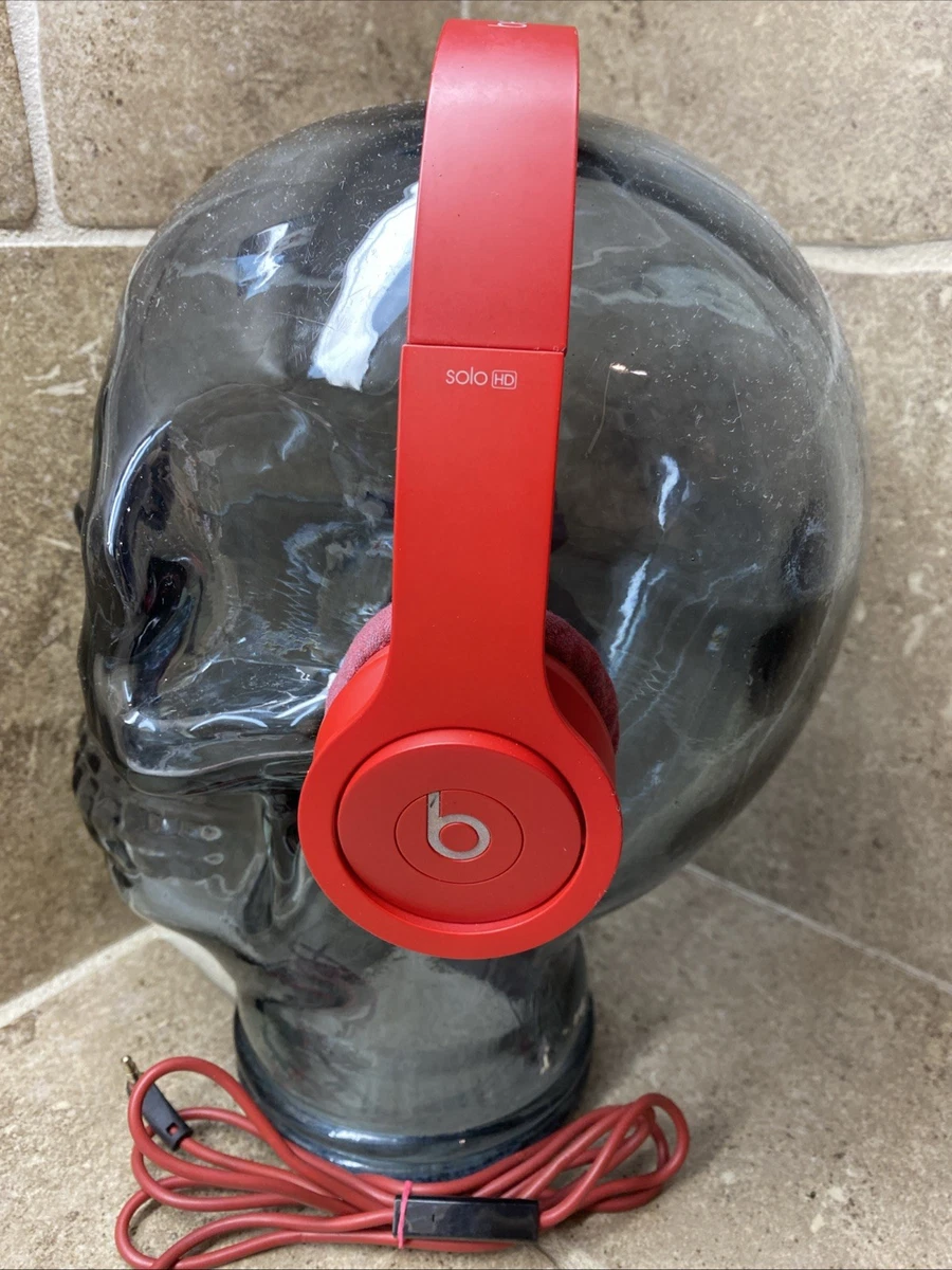 Beats by Dr. Dre Solo HD Red Headphones for sale | eBay