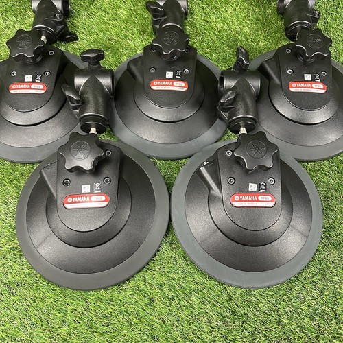 5er PACK YAMAHA TP65 NEUE ELEKTRONISCHE DRUM PADS mit Rack Halter montiert Klemme - Bild 3 von 10