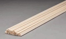 Balsa Wood 3/16 X 3/8 X 36in 10 - Quantity is Listed in Parenthesis in Title