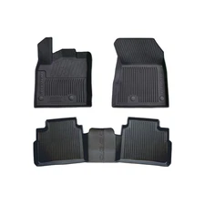 NEW OEM 2023-2025 NISSAN ROGUE 4 PC MOLDED ALL WEATHER RUBBER FLOOR MATS - BLACK