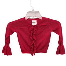 GENUINE KIDS Sparkling Red Cardigan Sweater T...