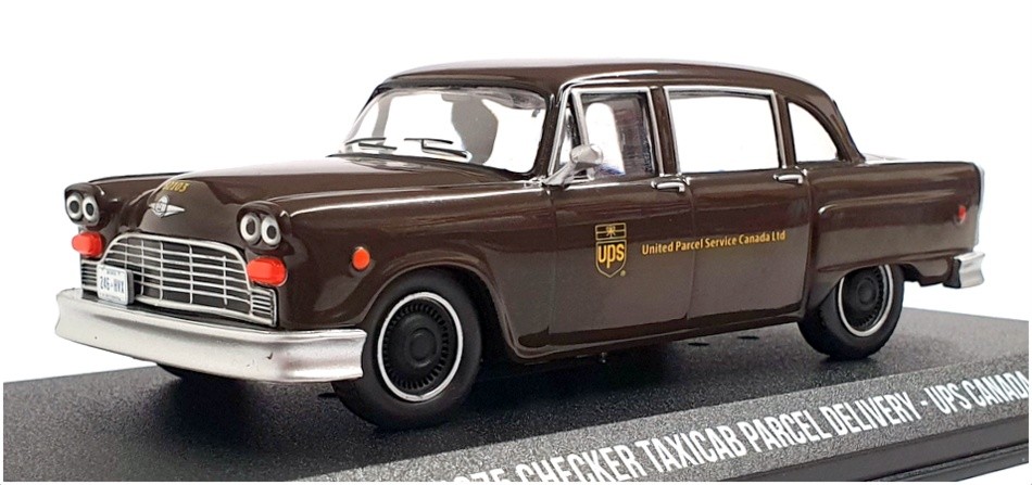 Greenlight Checker Taxi Cab Ups Canada 1975 1:43 86196