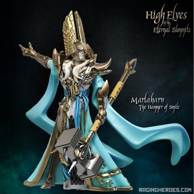 Raging Heroes High Elf Marlaharn The Hammer of Smite New