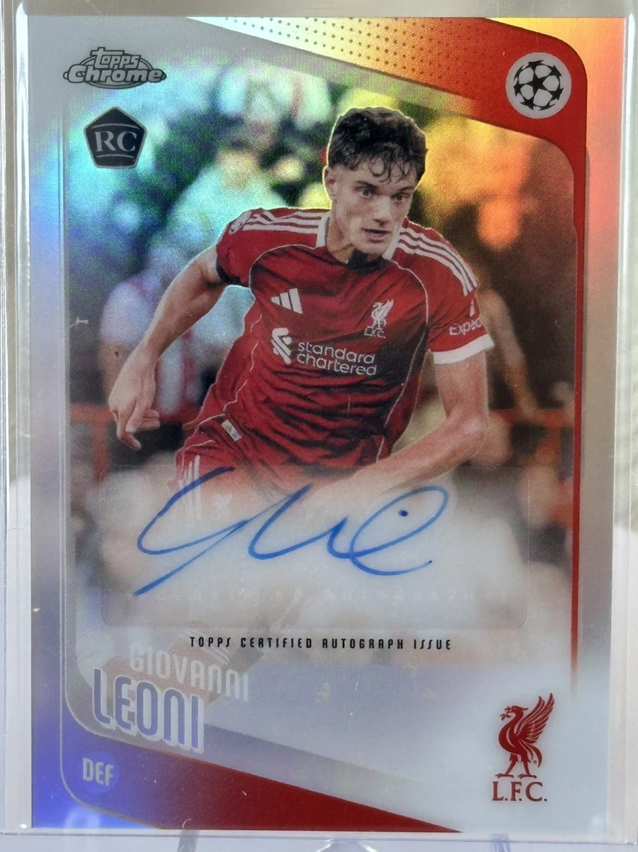 Topps Soccer Liverpool Autographed Sports Trading Cards
