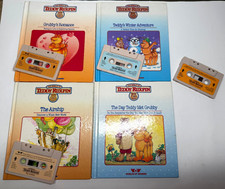 Lot of 4 Teddy Ruxpin Books 4 Tapes Grubby Airship Winter Adventure Romance