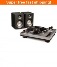 Crosley K100 K-Series 2-Speed Bluetooth Turntable System with Dual Speakers -NEW
