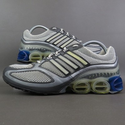 Adidas Shoes - 2008 Megabounce Metallic Silver Blue Vtg - Sz 10 Mens