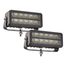 Super Bright Offroad LED Work Light 6" Rectangular, 6" x 2.5" x 2.4" Flood Beam