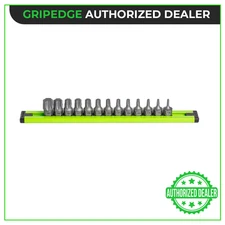 GripEdge Tools DDSA13S 13 Piece Dual Drive RPT Stubby  Star Driver Set