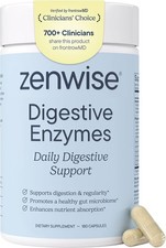 Digestive Enzymes Plus Prebiotics  Probiotics Natural Support for Digestion 180