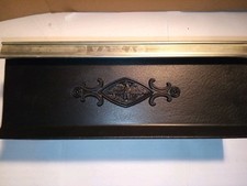Large 15 Vintage Wall Mounted Black Mailbox W...