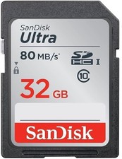SanDisk Ultra 16GB Class 10 SDHC UHS-I Memory Card up to 80MB/s...