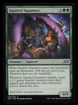 Squirrel Squatters 156 Unfinity Magic: The Gathering