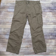 Carhartt Relaxed Fit Twill Work Pants Men  s 42 X 30 BN0324-M Tan Khaki