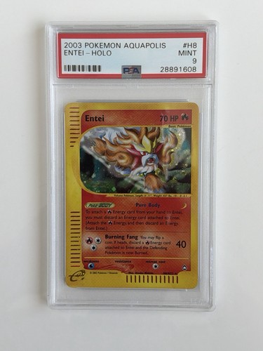 Entei graded PSA 9 for sale on eBay