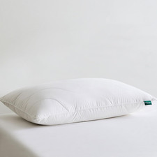 Three Geese White Goose Feather Down Pillows Queen Size Set of 1-100 Cotton, Me