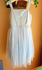 Pale Blue Girls Size 16 Recital Bridesmaid Formal Party Flower Girl Dress