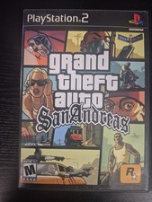 Grand Theft Auto San Andreas 1st Print / Playstation 2 PS2 / CIB + Map / Poster 