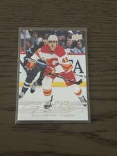 Upper Deck Series 1 Young Guns Rookie Sam Morton #215 Flames 2025-26