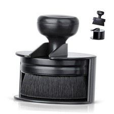 Car Tire Shine Applicator,Vegan Tire Shine Brush with Stand for Auto 1 Black