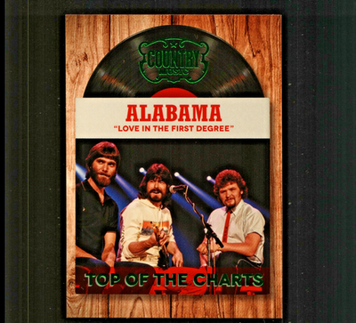 #ad 2014 Panini Country Music quot;Top of the Chartsquot; #3 Alabama $1.98