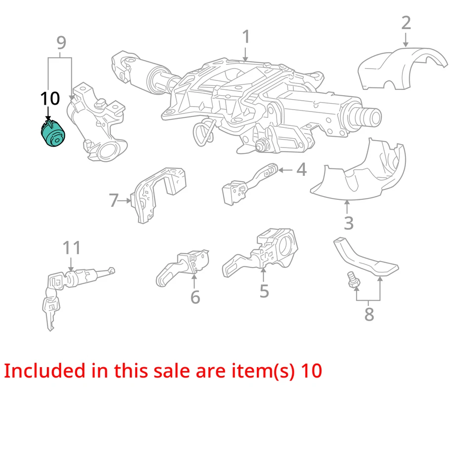 Interruptor de encendido City Canada solo se adapta a 99-11 GOLF 3553139 Foto 3 de 4