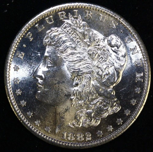 1882-S $1 Morgan Silver Dollar Coin ~  CHOICE BU UNCIRCULATED #W3