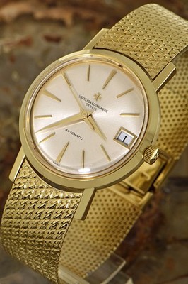 Extrem seltene Vacheron & Constantin Automatik 18Kt Gold Herrenarmbanduhr