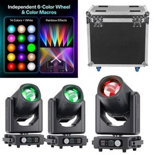 2PCS Beam 345W 17R Moving Head Light Stage Lighting Effect DMX 512 for Disco Bar