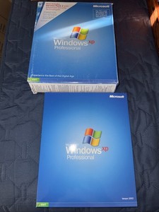 Microsoft Windows XP Professional Big Box Retail Version Vintage Software w/KeyA