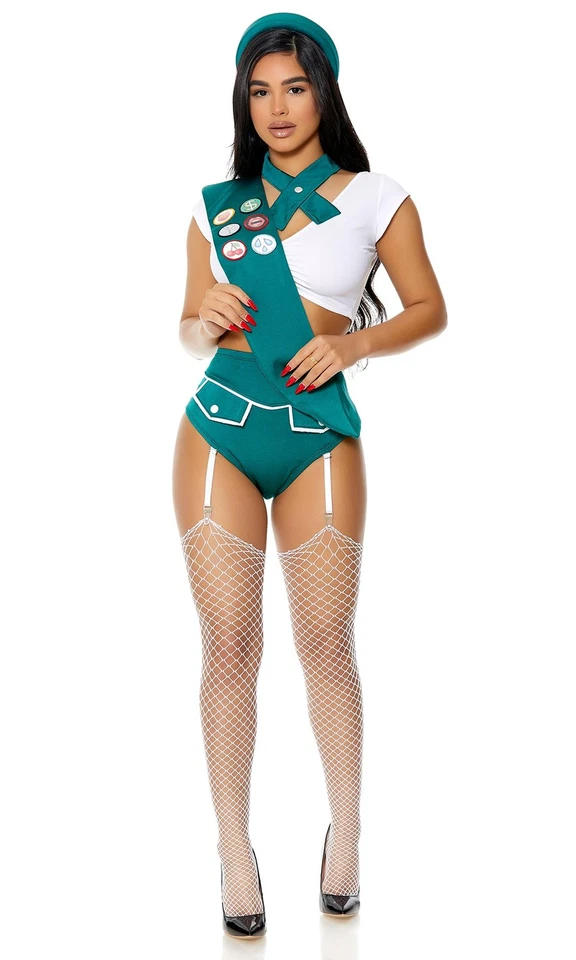 Disfraz para mujer Scout Girl Scout - Perfecto para Halloween, Cosplay y Disfraz P... Foto 3 de 4